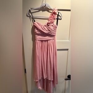 Elegant Pink Off-Shoulder Dress